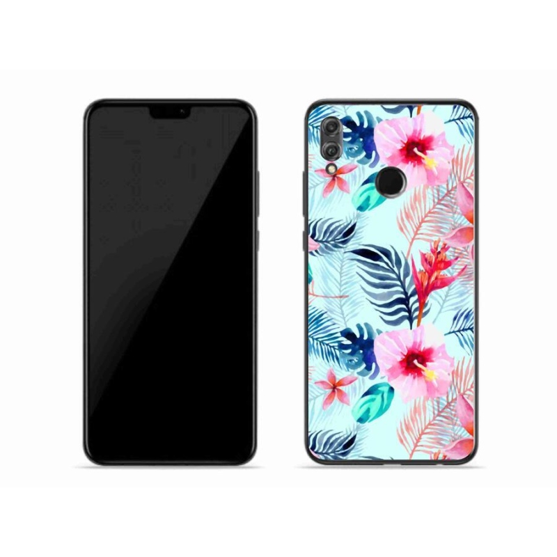 Gélový kryt mmCase na mobil Honor 8X - kvety