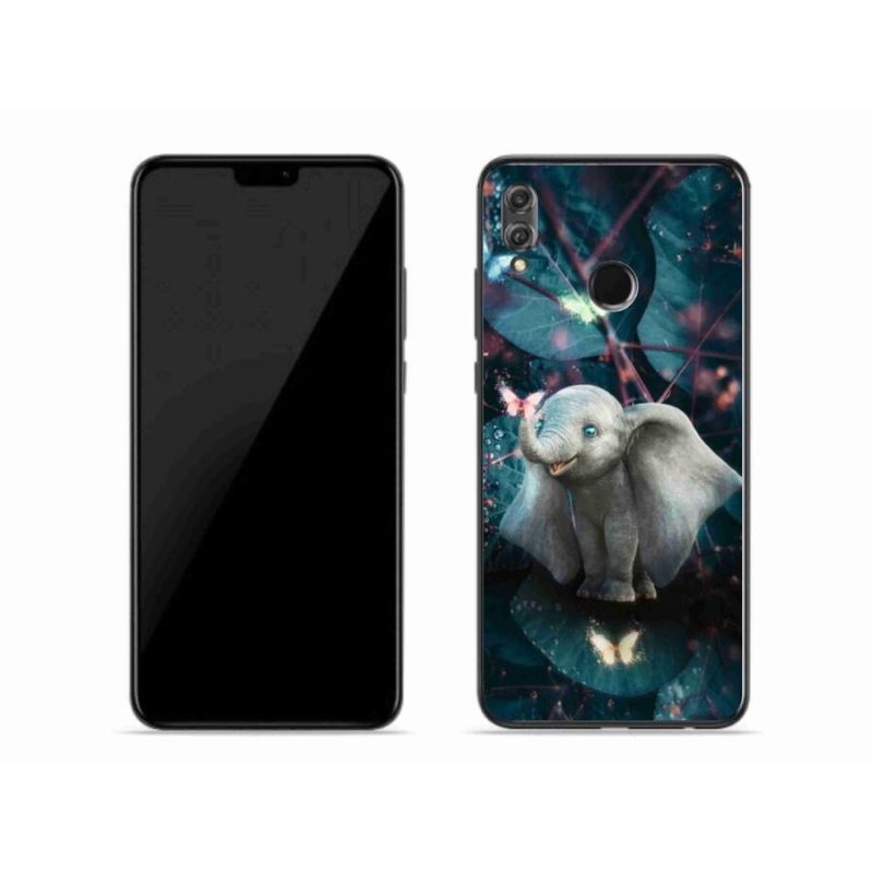 Gélový kryt mmCase na mobil Honor 8X - roztomilý slon