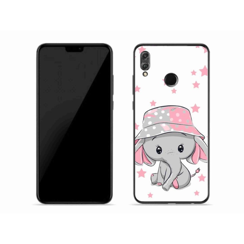 Gélový kryt mmCase na mobil Honor 8X - ružový slon