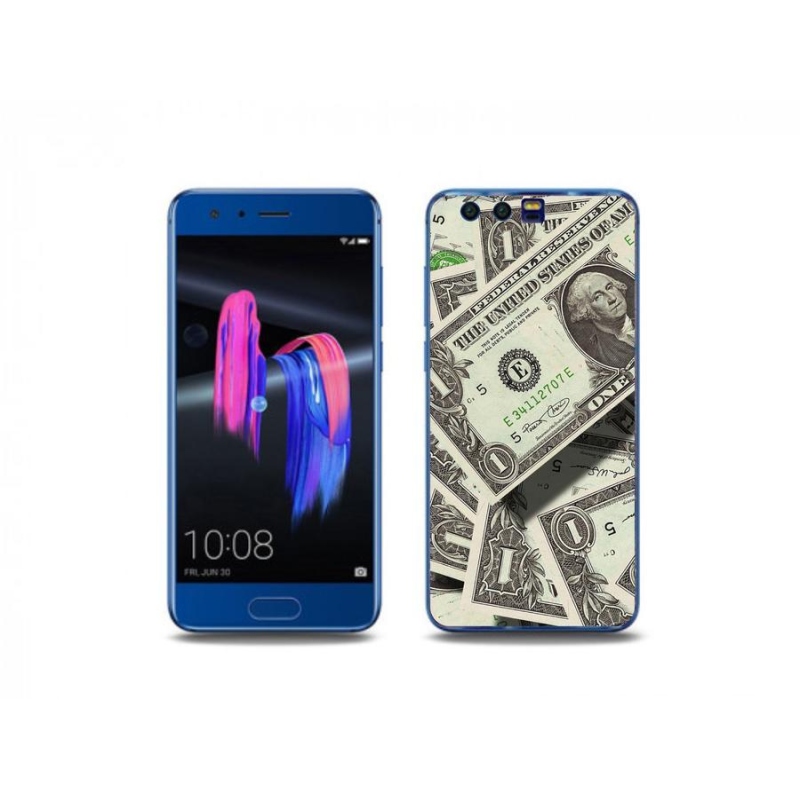 Gélový kryt mmCase na mobil Honor 9 - americký dolár
