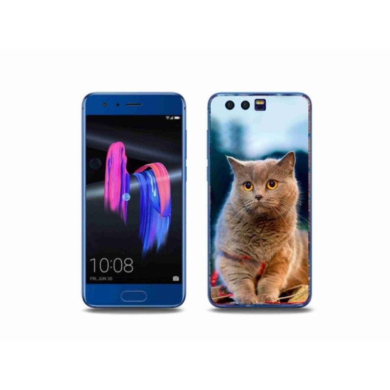 Gélový kryt mmCase na mobil Honor 9 - britská modrá 2