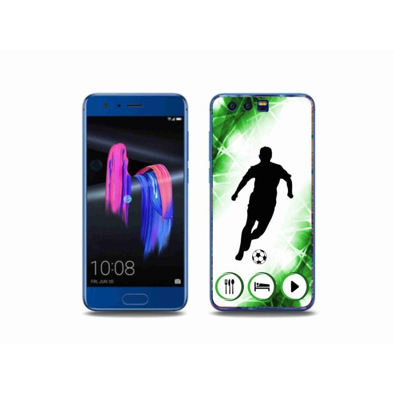 Gélový kryt mmCase na mobil Honor 9 - futbalista
