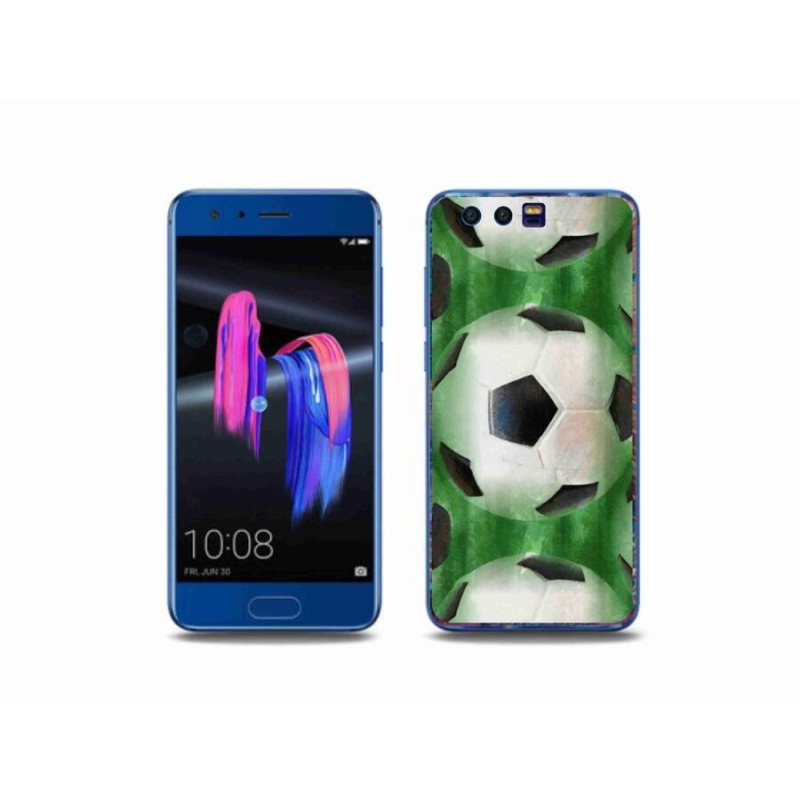 Gélový kryt mmCase na mobil Honor 9 - futbalová lopta