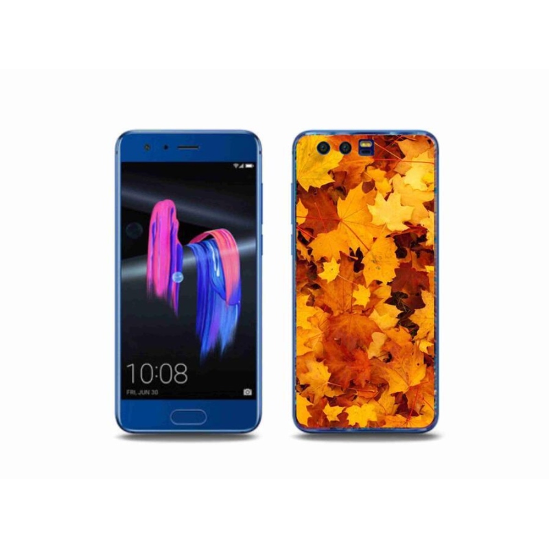 Gélový kryt mmCase na mobil Honor 9 - javorové listy