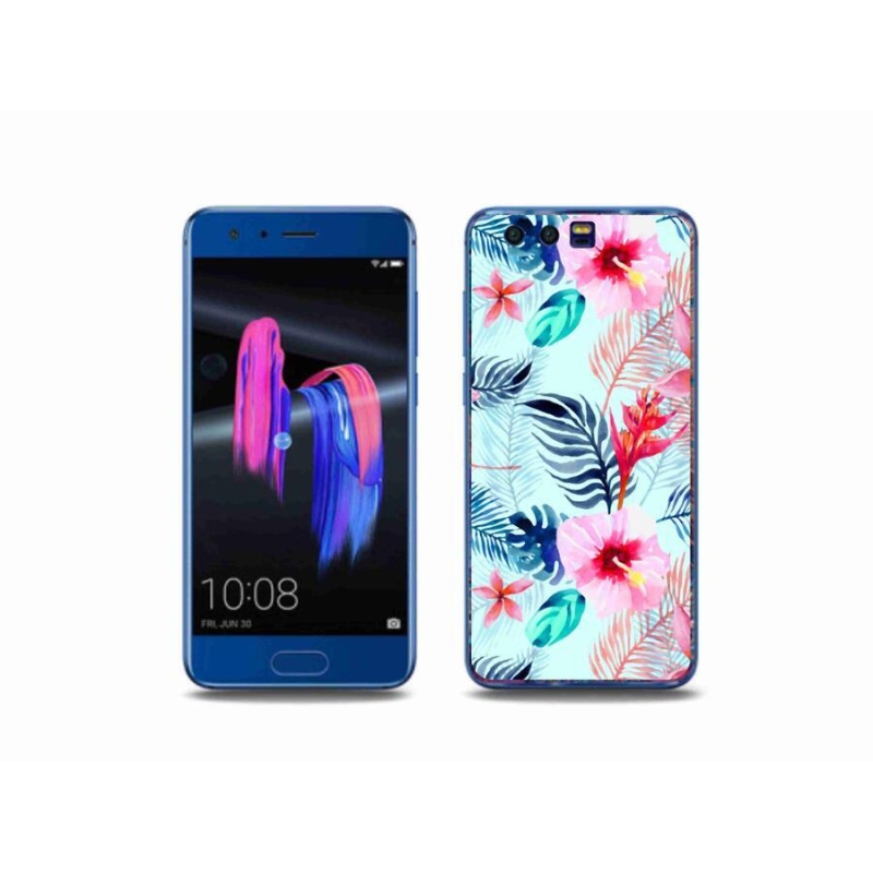 Gélový kryt mmCase na mobil Honor 9 - kvety