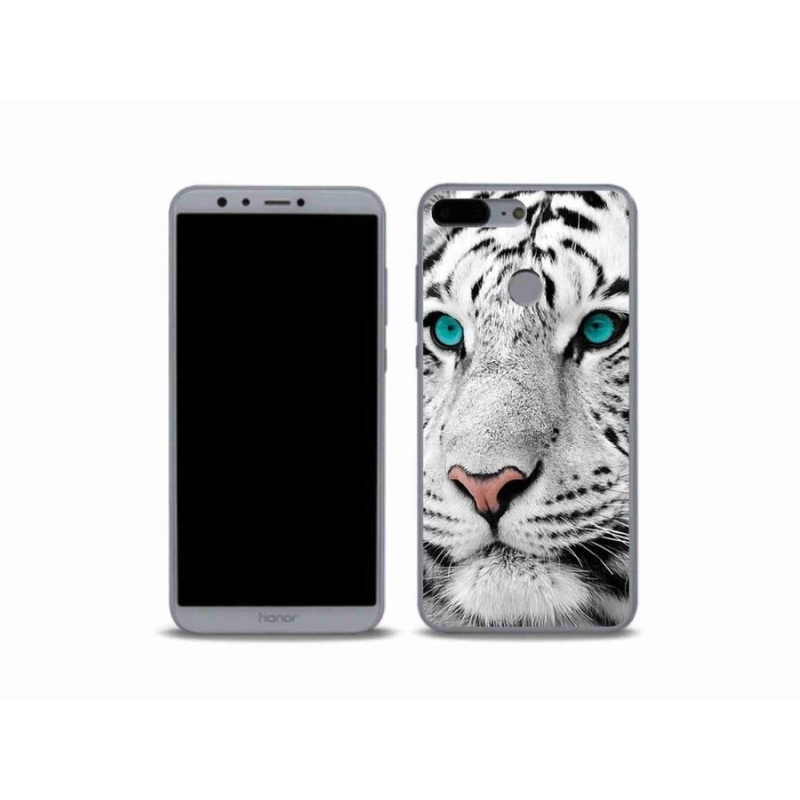 Gélový kryt mmCase na mobil Honor 9 Lite - biely tiger