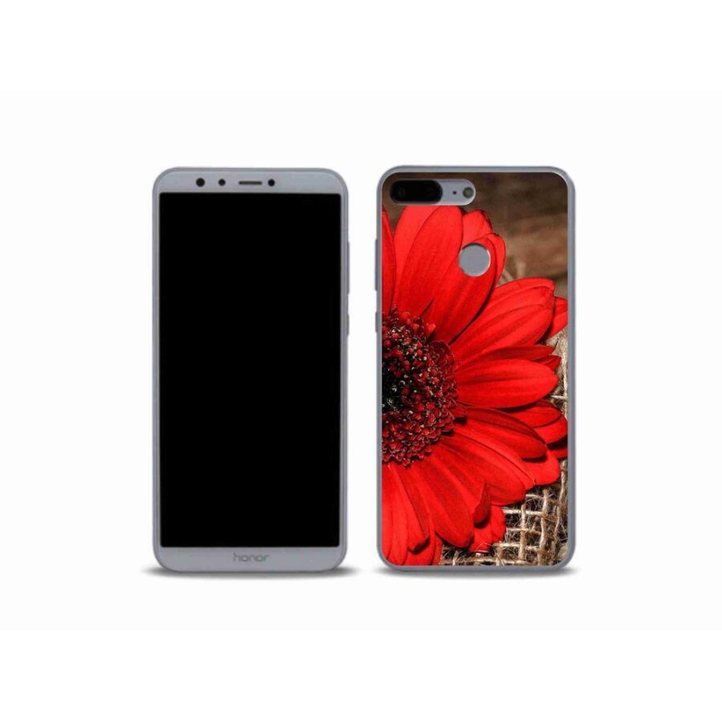 Gélový kryt mmCase na mobil Honor 9 Lite - gerbera