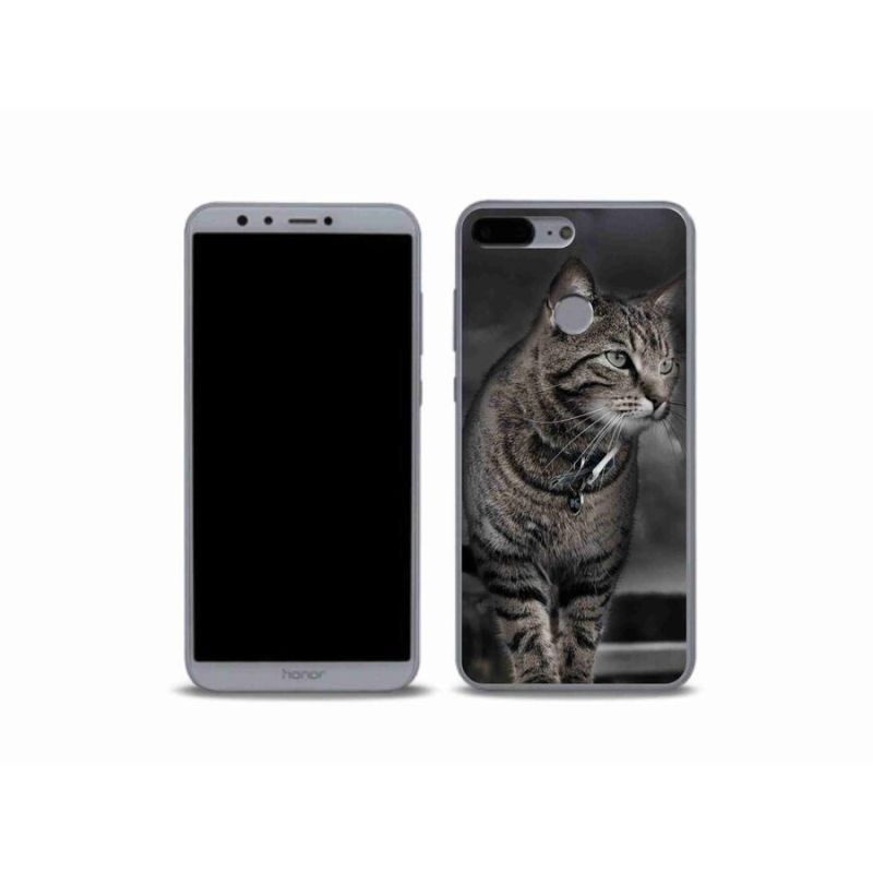 Gélový kryt mmCase na mobil Honor 9 Lite - mačka