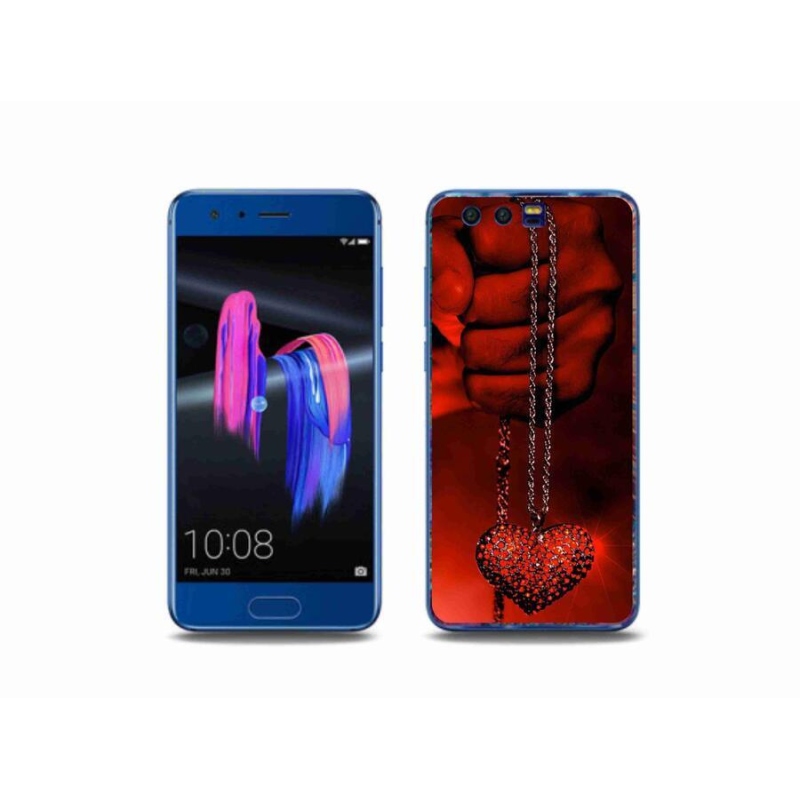 Gélový kryt mmCase na mobil Honor 9 - náhrdelník