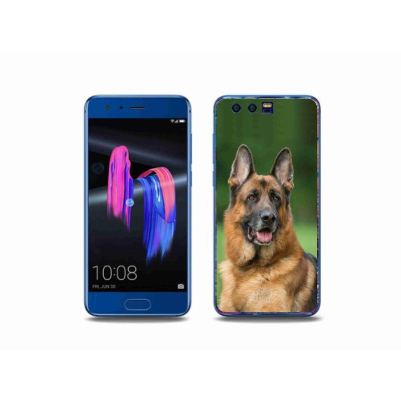 Gélový kryt mmCase na mobil Honor 9 - nemecký ovčiak