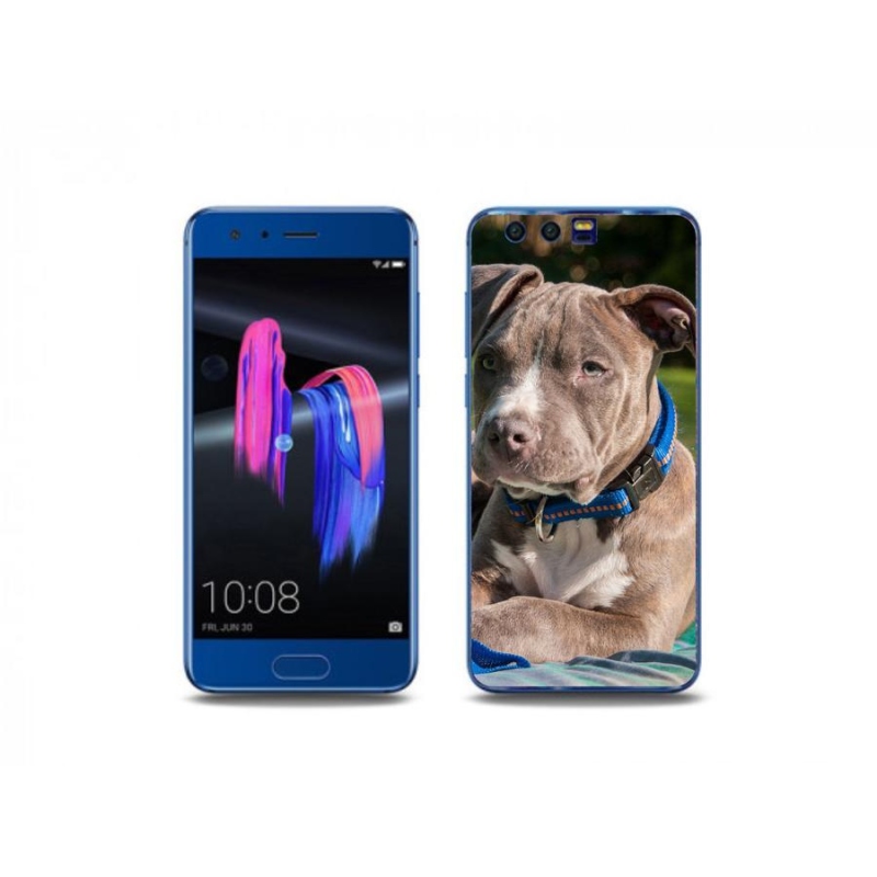 Gélový kryt mmCase na mobil Honor 9 - pitbull