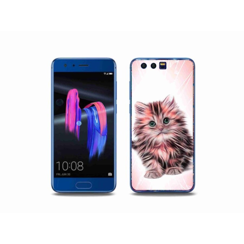 Gélový kryt mmCase na mobil Honor 9 - roztomilé mačiatko