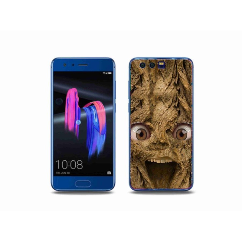 Gélový kryt mmCase na mobil Honor 9 - veselý strom s očami