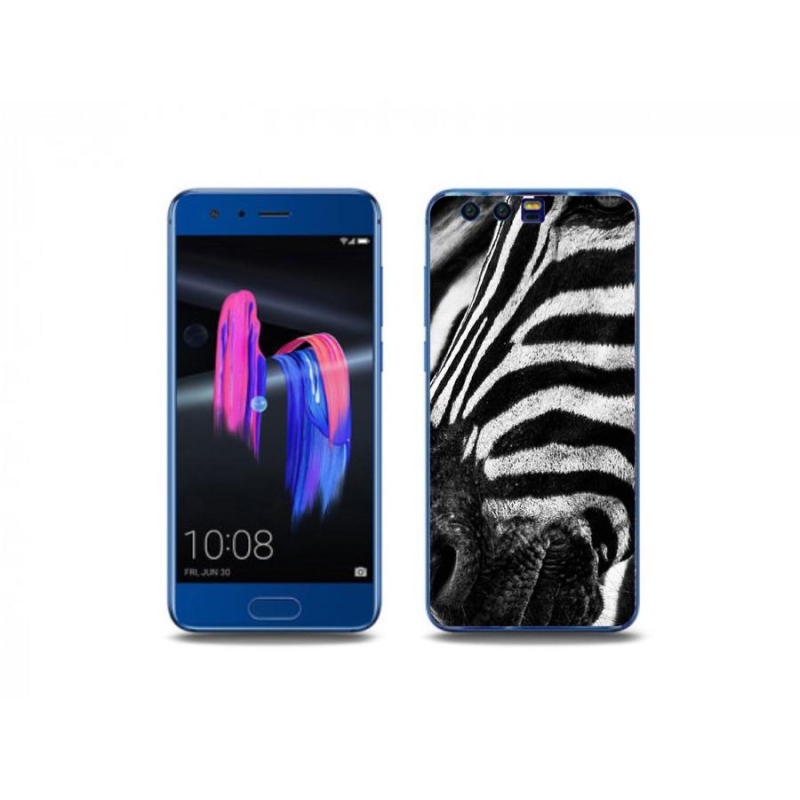 Gélový kryt mmCase na mobil Honor 9 - zebra