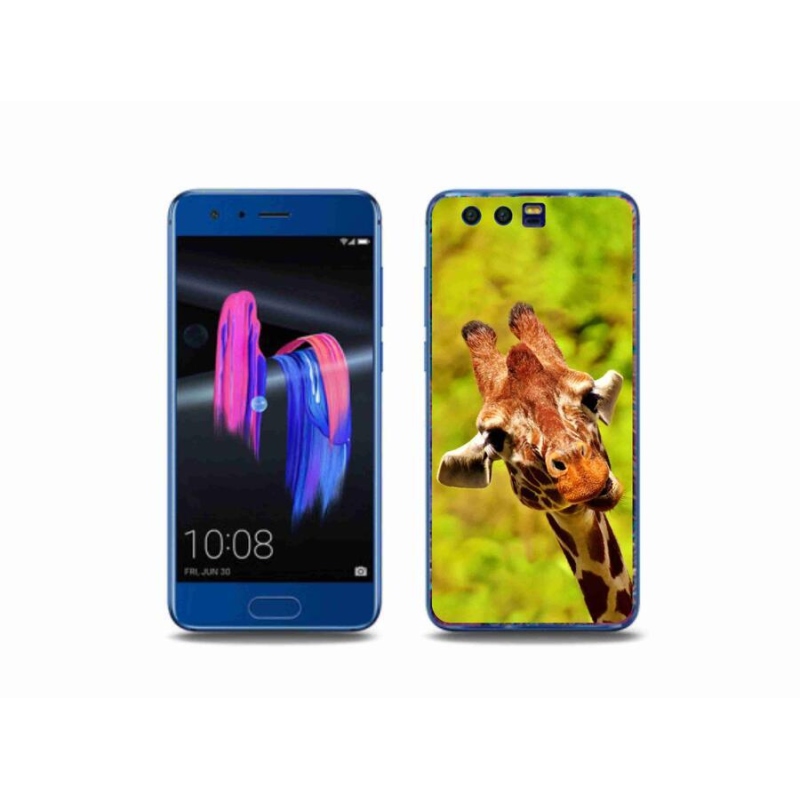 Gélový kryt mmCase na mobil Honor 9 - žirafa