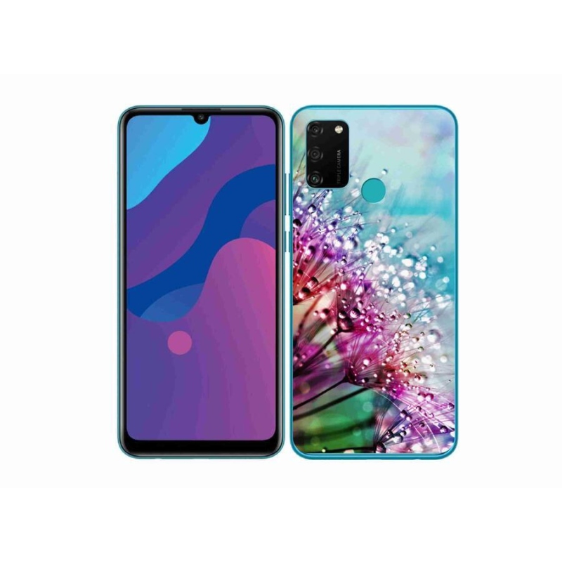 Gélový kryt mmCase na mobil Honor 9A - farebné kvety