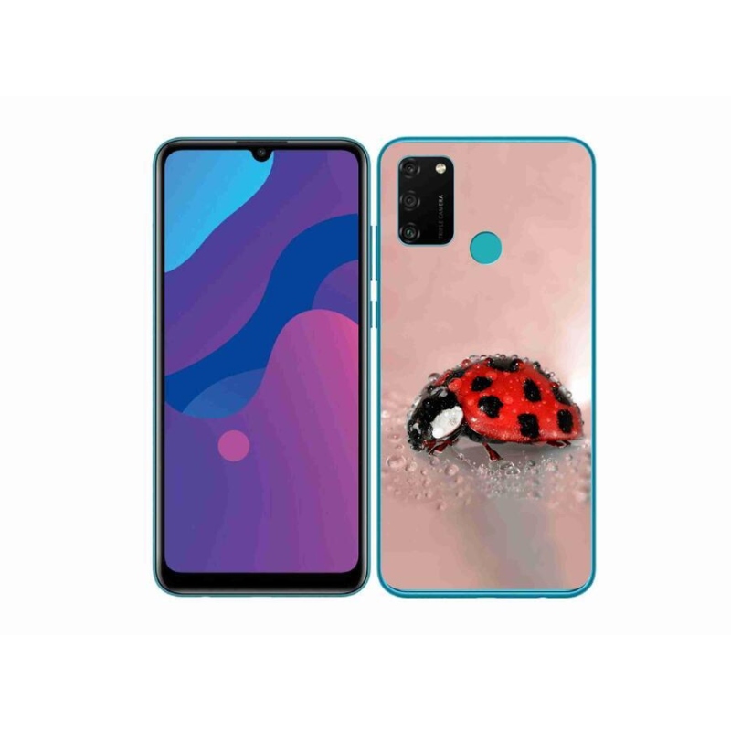 Gélový kryt mmCase na mobil Honor 9A - lienka