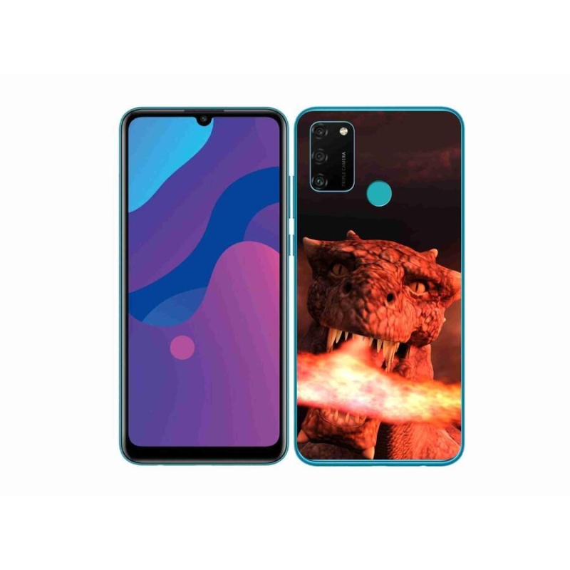 Gélový kryt mmCase na mobil Honor 9A - drak