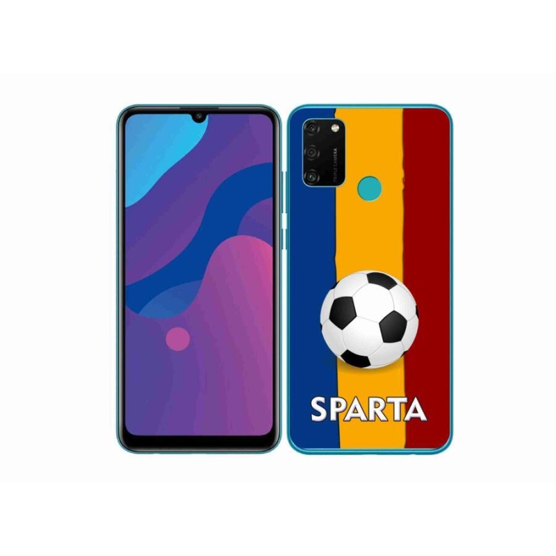 Gélový kryt mmCase na mobil Honor 9A - futbal 1