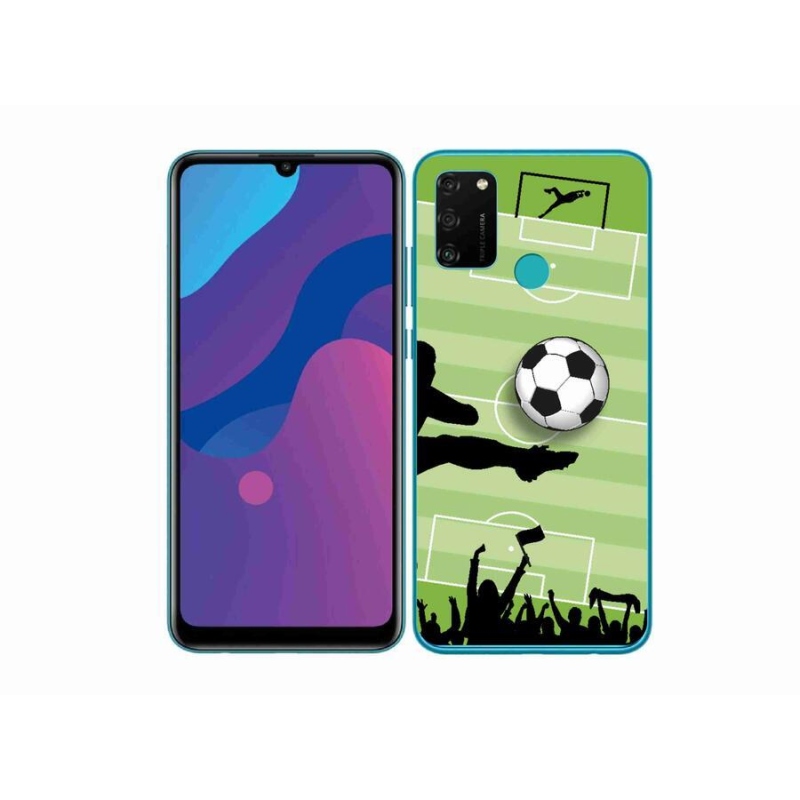 Gélový kryt mmCase na mobil Honor 9A - futbal 3