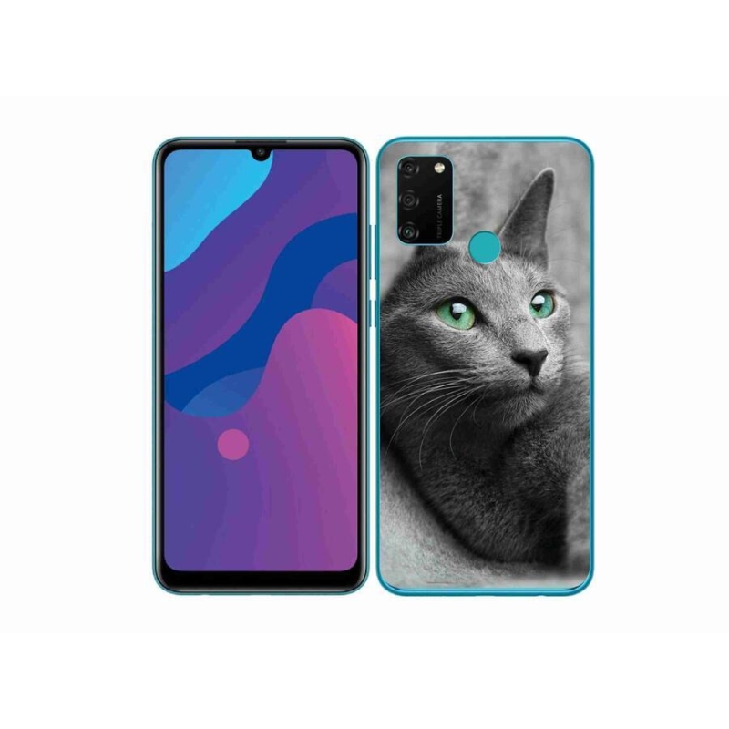 Gélový kryt mmCase na mobil Honor 9A - mačka 2