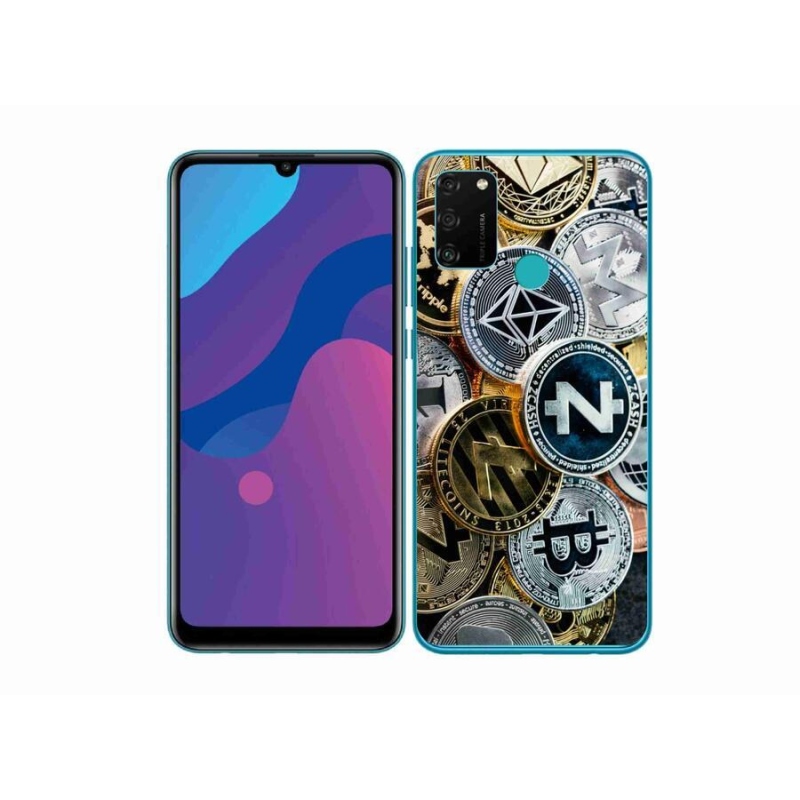 Gélový kryt mmCase na mobil Honor 9A - kryptomena