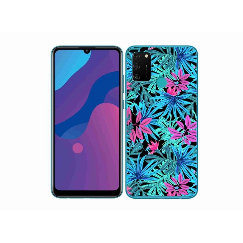 Gélový kryt mmCase na mobil Honor 9A - kvety 3