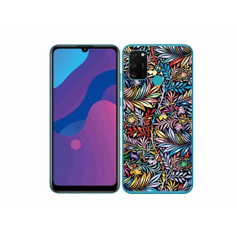 Gélový kryt mmCase na mobil Honor 9A - kvety 5