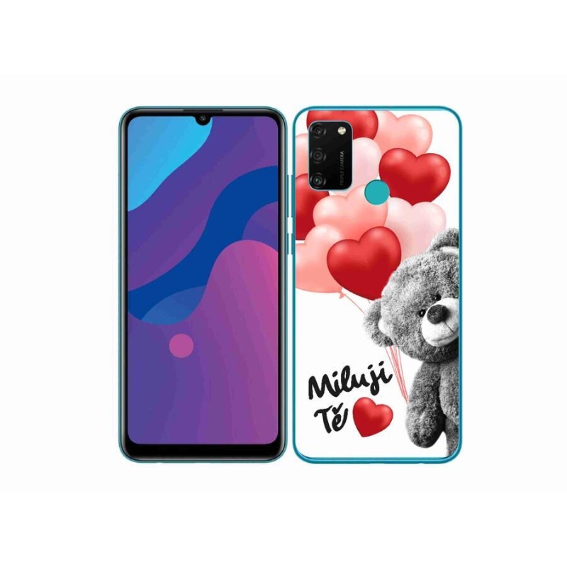 Gélový kryt mmCase na mobil Honor 9A - milujem Ťa