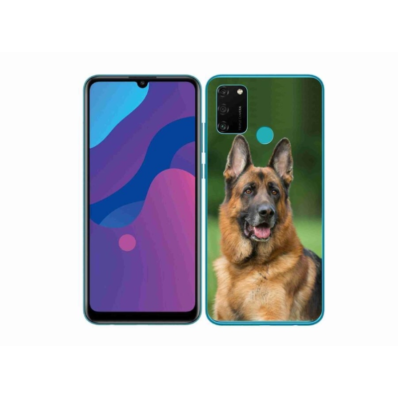 Gélový kryt mmCase na mobil Honor 9A - nemecký ovčiak