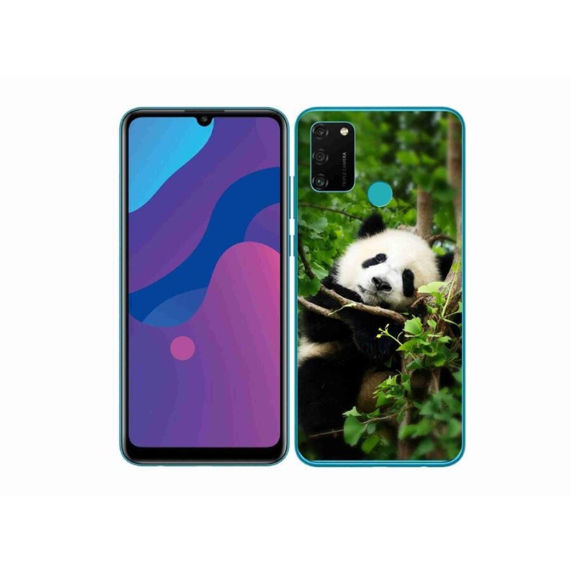 Gélový kryt mmCase na mobil Honor 9A - panda