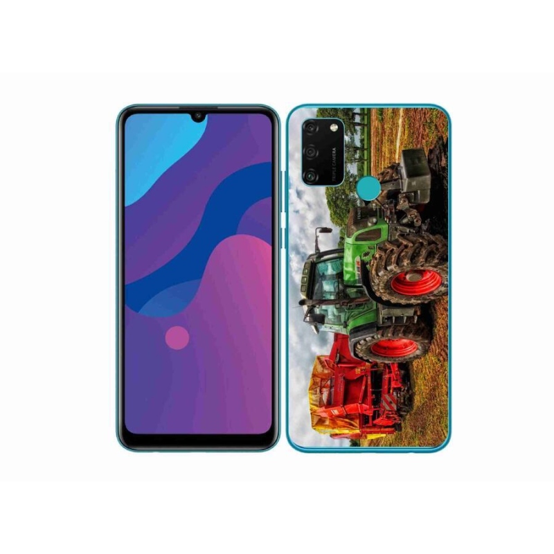 Gélový kryt mmCase na mobil Honor 9A - traktor 4