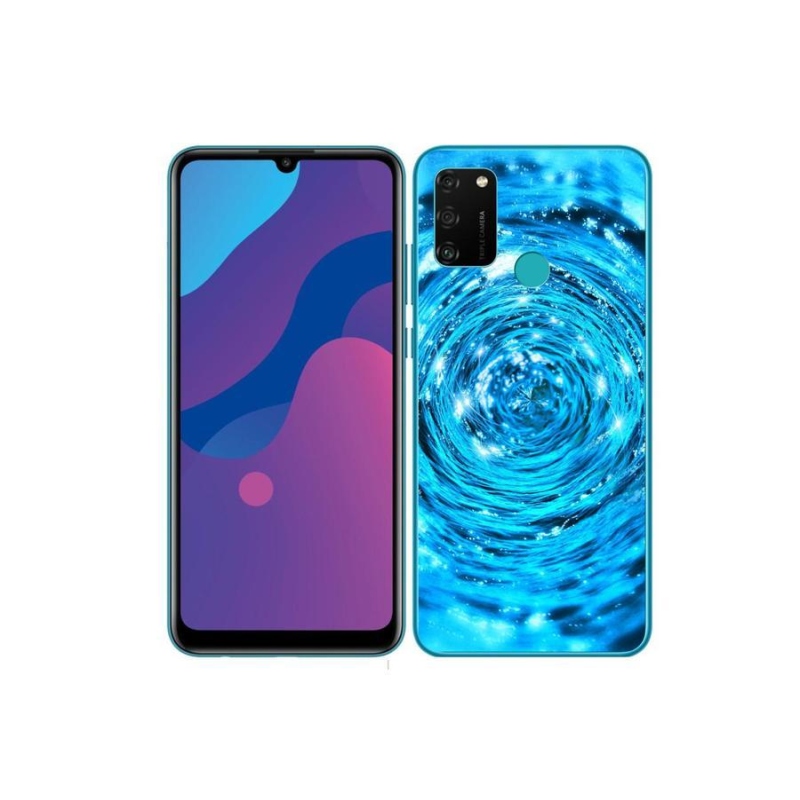 Gélový kryt mmCase na mobil Honor 9A - vodný vír