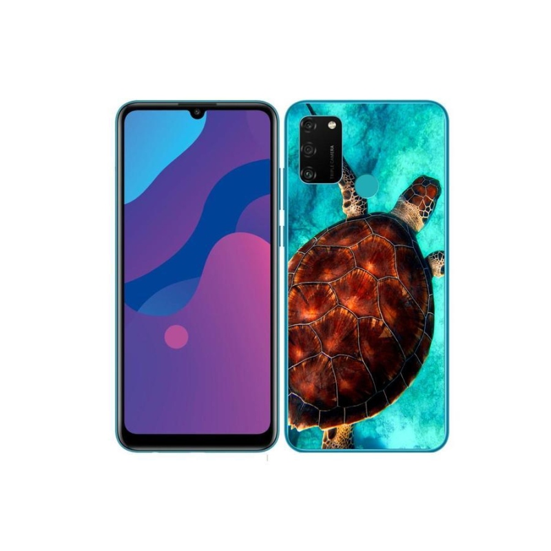 Gélový kryt mmCase na mobil Honor 9A - korytnačka