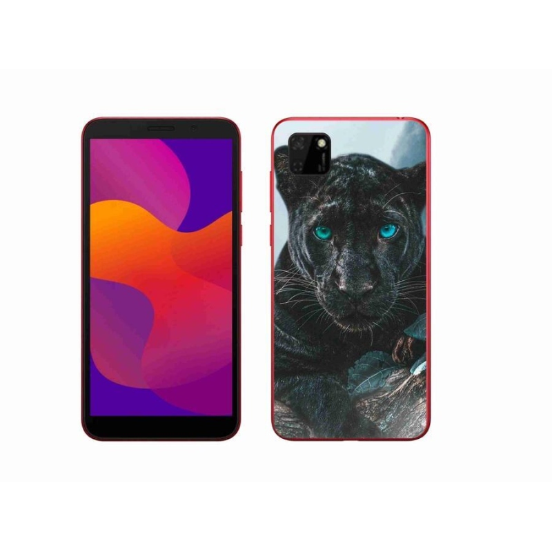 Gelový kryt mmCase na mobil Honor 9S - černý panter