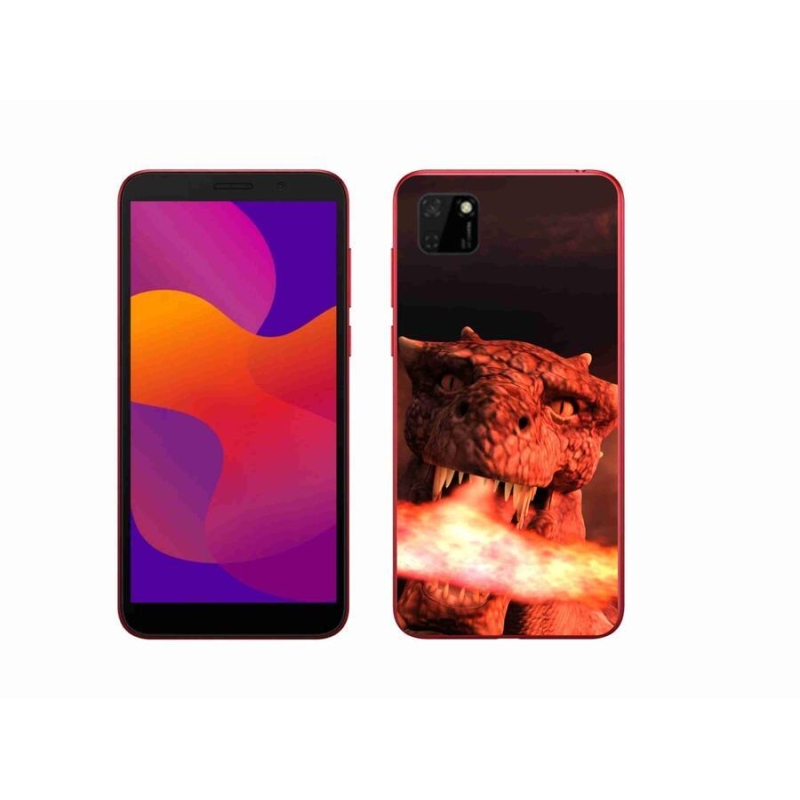 Gélový kryt mmCase na mobil Honor 9S - drak