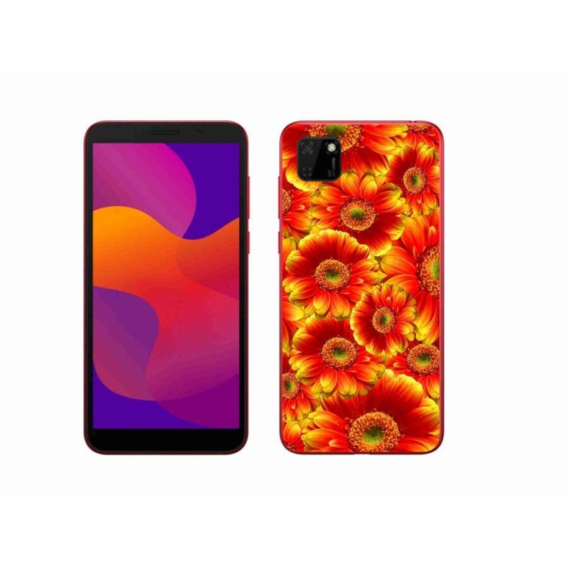 Gélový kryt mmCase na mobil Honor 9S - gerbera 1