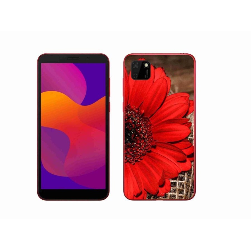 Gélový kryt mmCase na mobil Honor 9S - gerbera