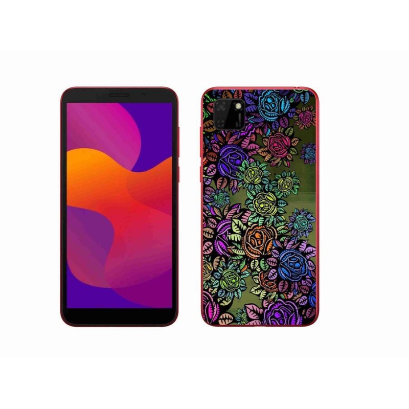 Gélový kryt mmCase na mobil Honor 9S - kvety 6