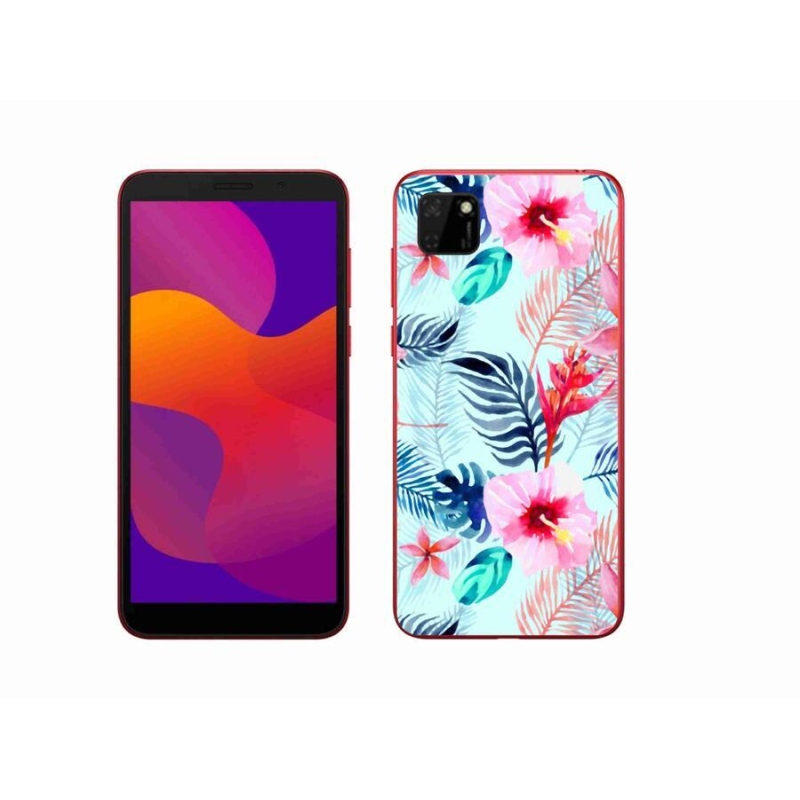 Gélový kryt mmCase na mobil Honor 9S - kvety