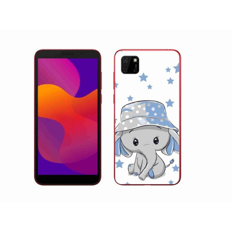 Gélový kryt mmCase na mobil Honor 9S - modrý slon