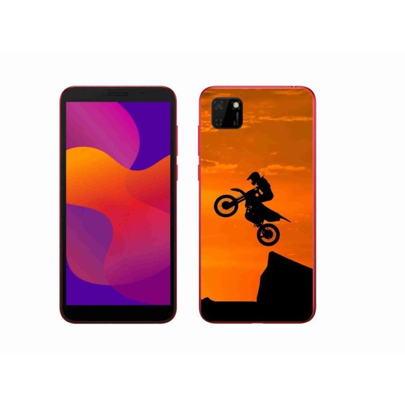 Gélový kryt mmCase na mobil Honor 9S - motocross