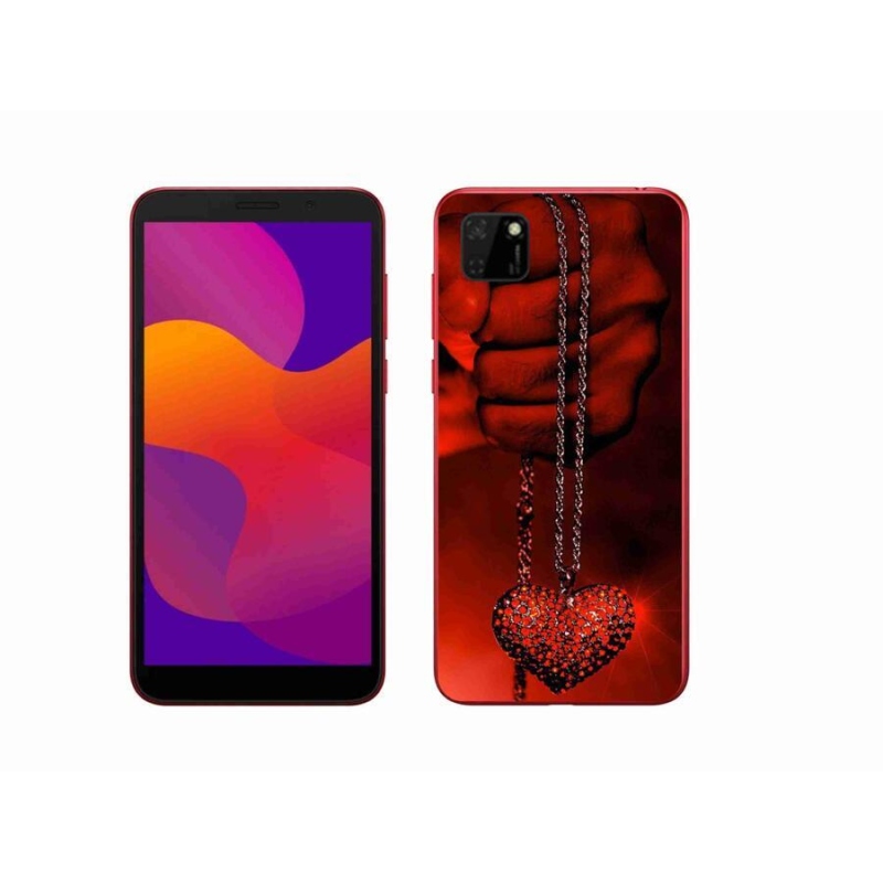 Gélový kryt mmCase na mobil Honor 9S - náhrdelník