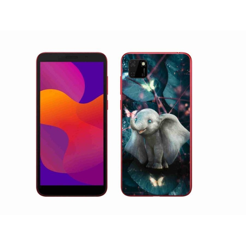 Gélový kryt mmCase na mobil Honor 9S - roztomilý slon