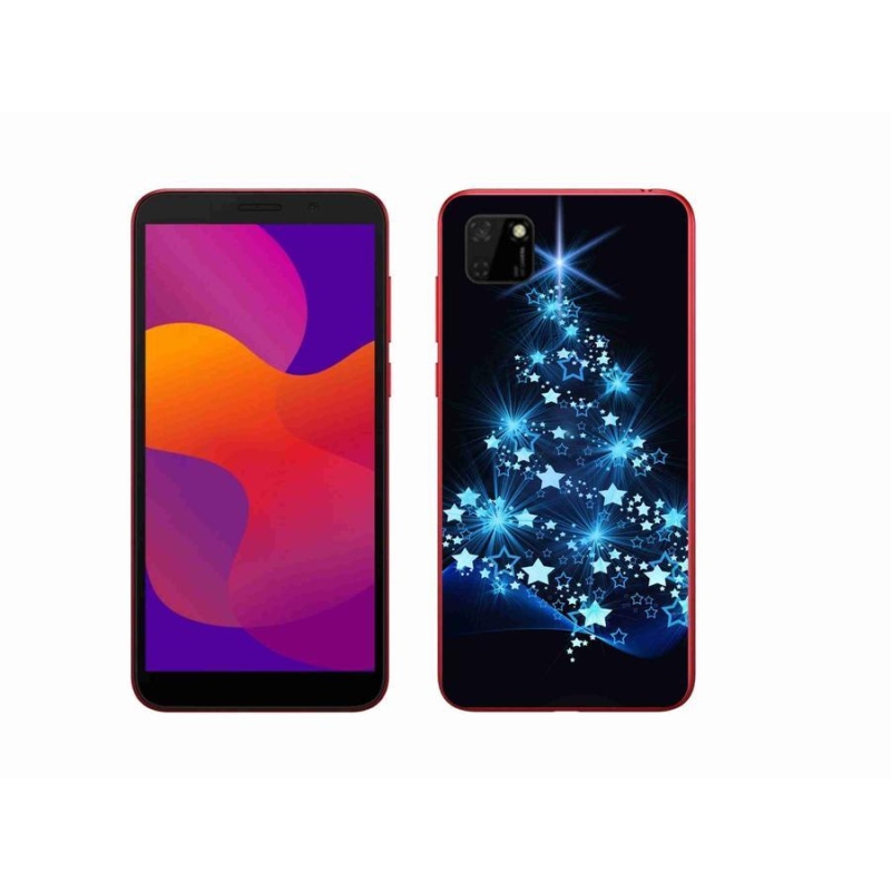 Gélový kryt mmCase na mobil Honor 9S - vianočný stromček