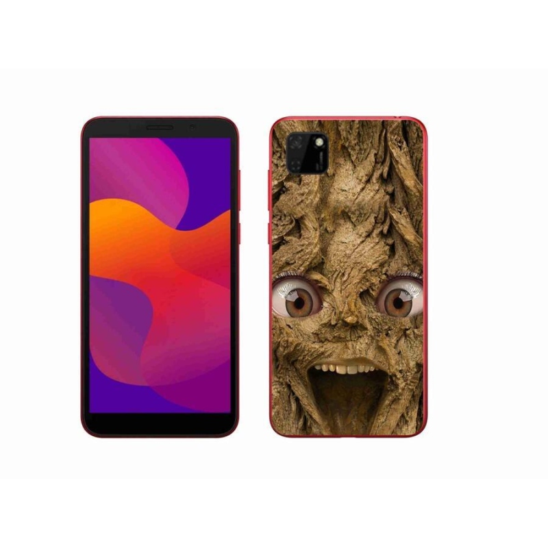 Gélový kryt mmCase na mobil Honor 9S - veselý strom s očami
