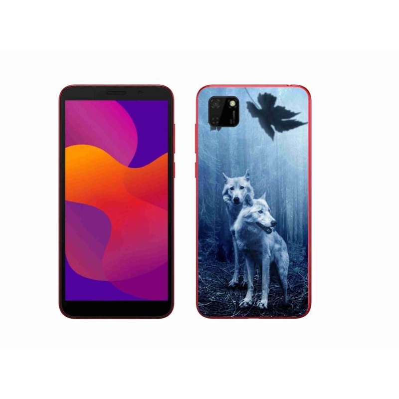 Gélový kryt mmCase na mobil Honor 9S - vlci v lese