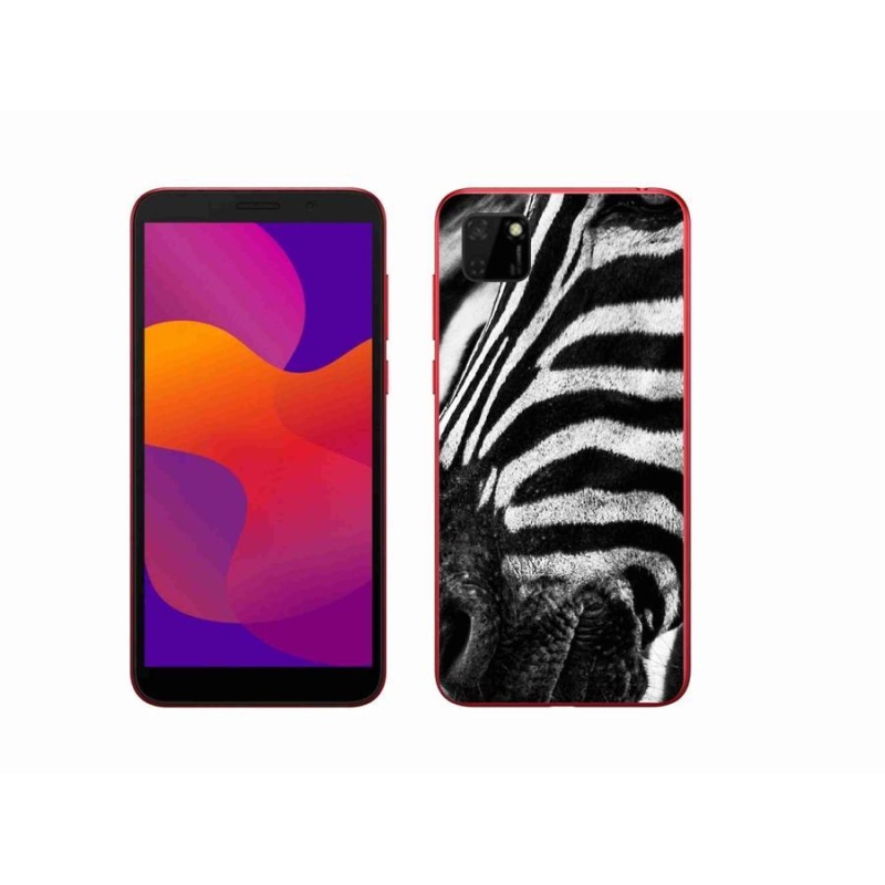 Gélový kryt mmCase na mobil Honor 9S - zebra