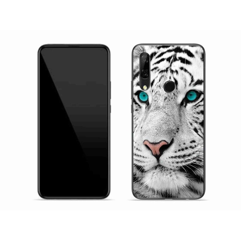Gélový kryt mmCase na mobil Honor 9X - biely tiger