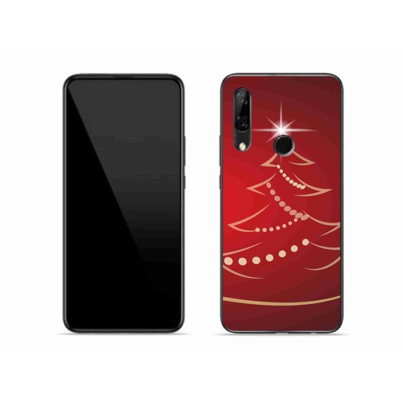 Gélový kryt mmCase na mobil Honor 9X - kreslený vianočný stromček